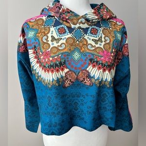 adidas X Farm Borbomix Trefoil Crop Top Sweatshirt